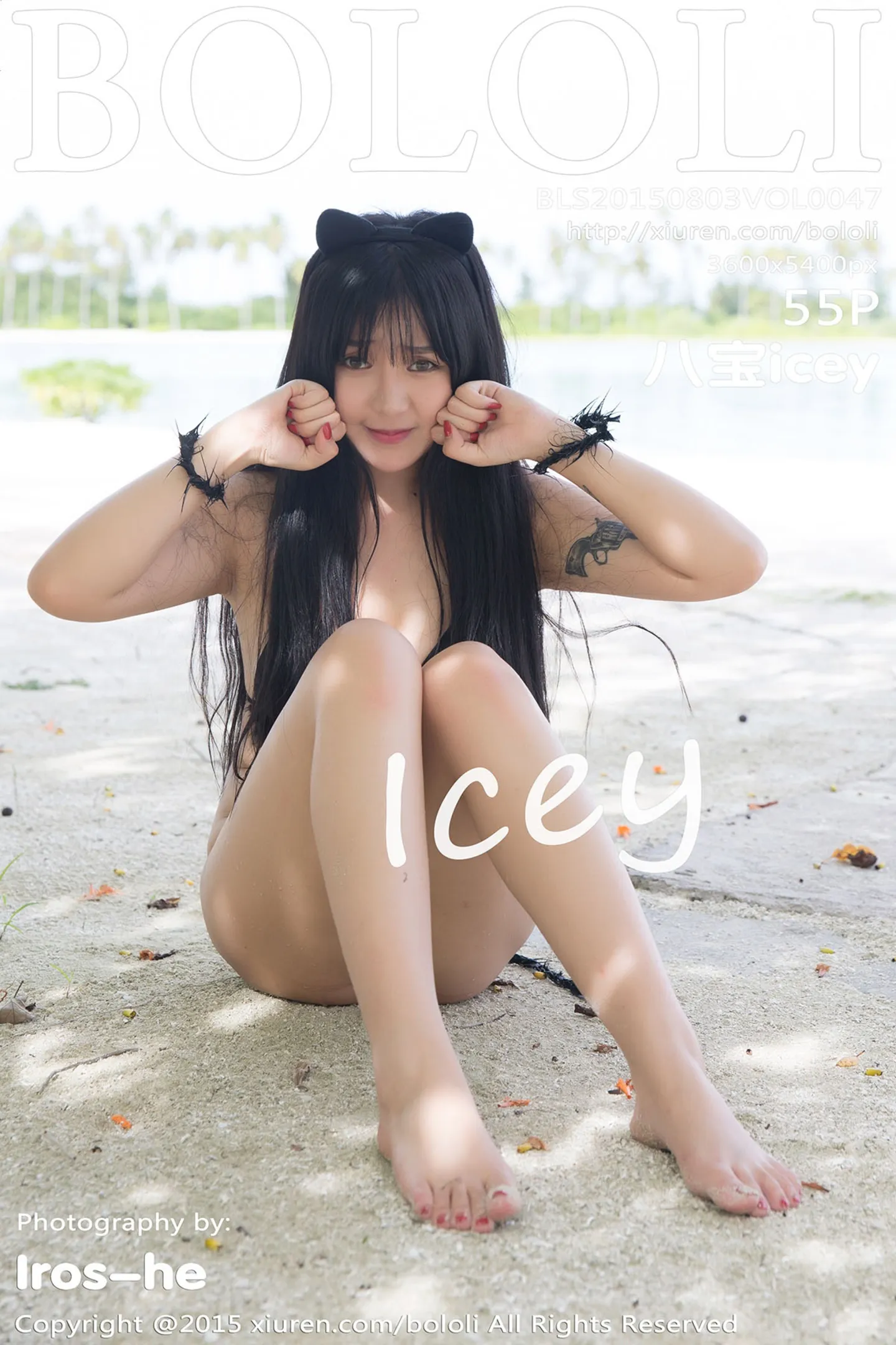 [BoLoli波萝社]Vol.047_八宝icey马尔代夫旅拍红色女仆装白嫩肌肤性感写真55P-秀人网 - XiuRen.Pro